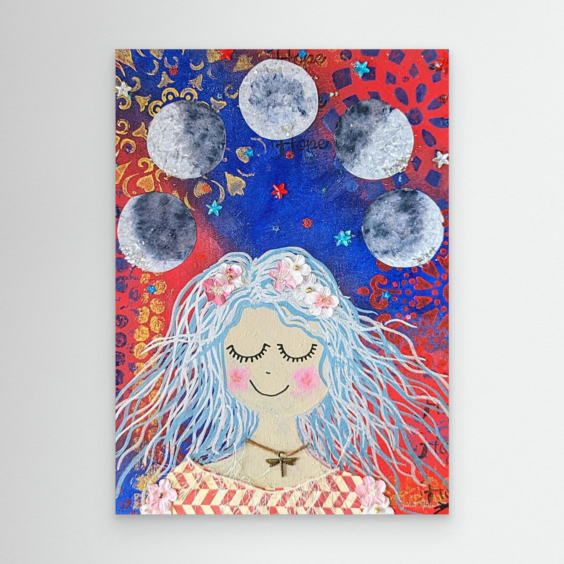 Deep-Rooted Wise Woman - Veta Canvas Print 
