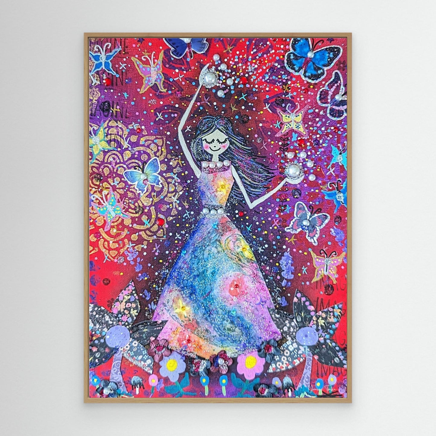 Infinite - Lady Cosmos Canvas Print