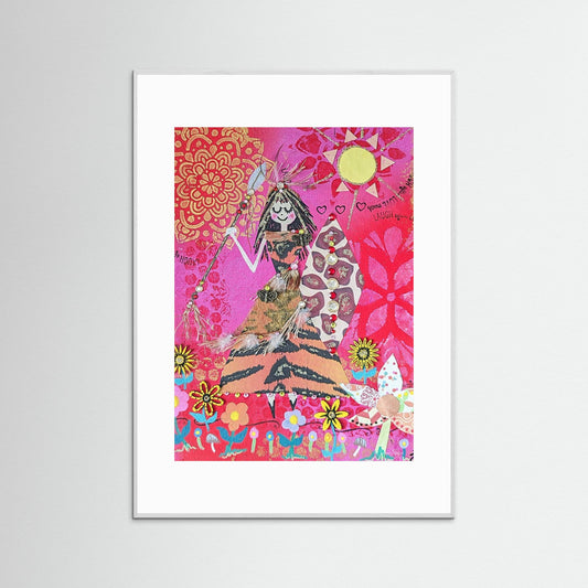 Rising Warrior Woman - Bellatrix Fine Art Print 