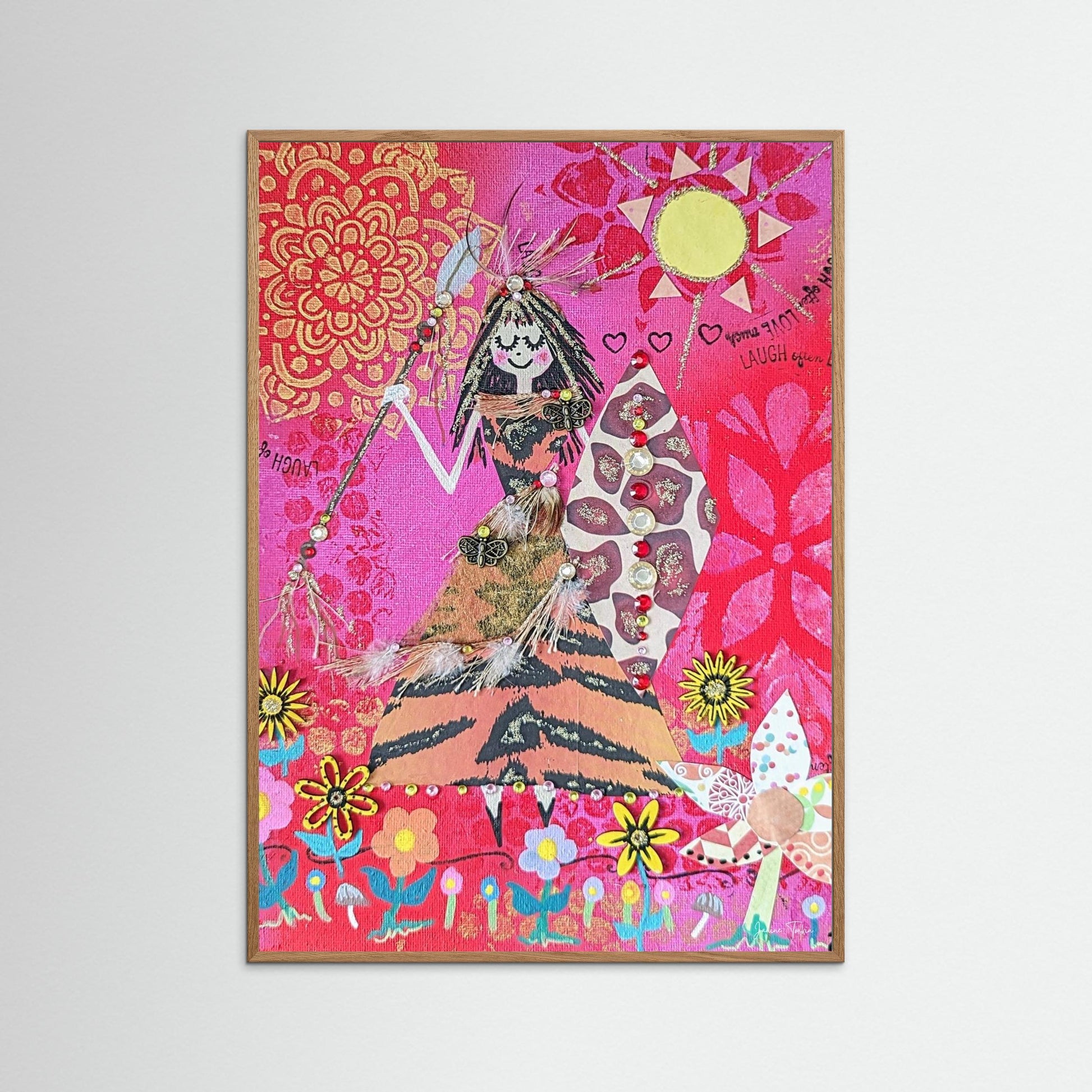 Rising Warrior Woman - Bellatrix Fine Art Print 