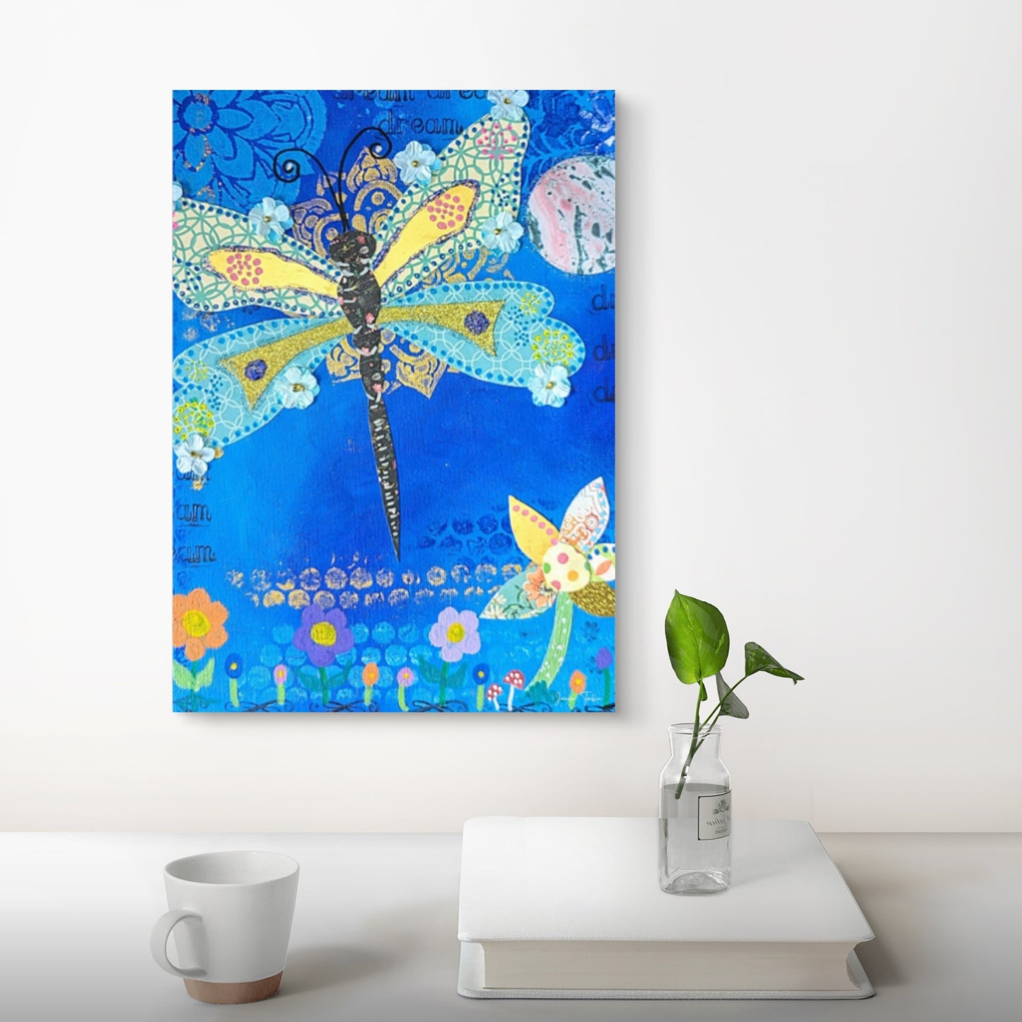 Glimmer Spirit - Dragonfly Art Print