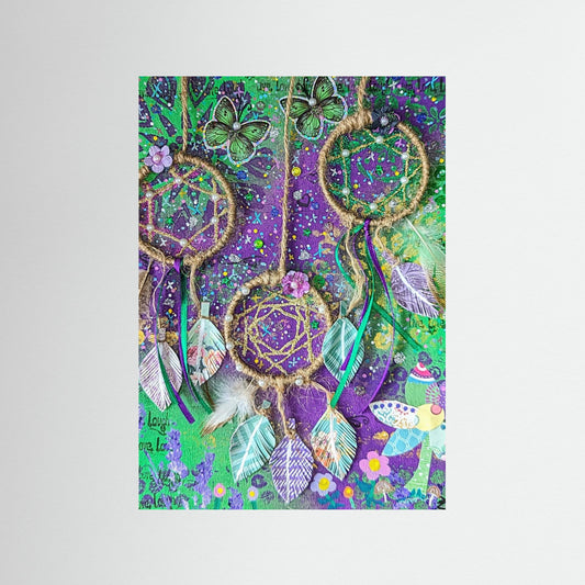 Dream of Hope - Dreamcatcher Fine Art Print 