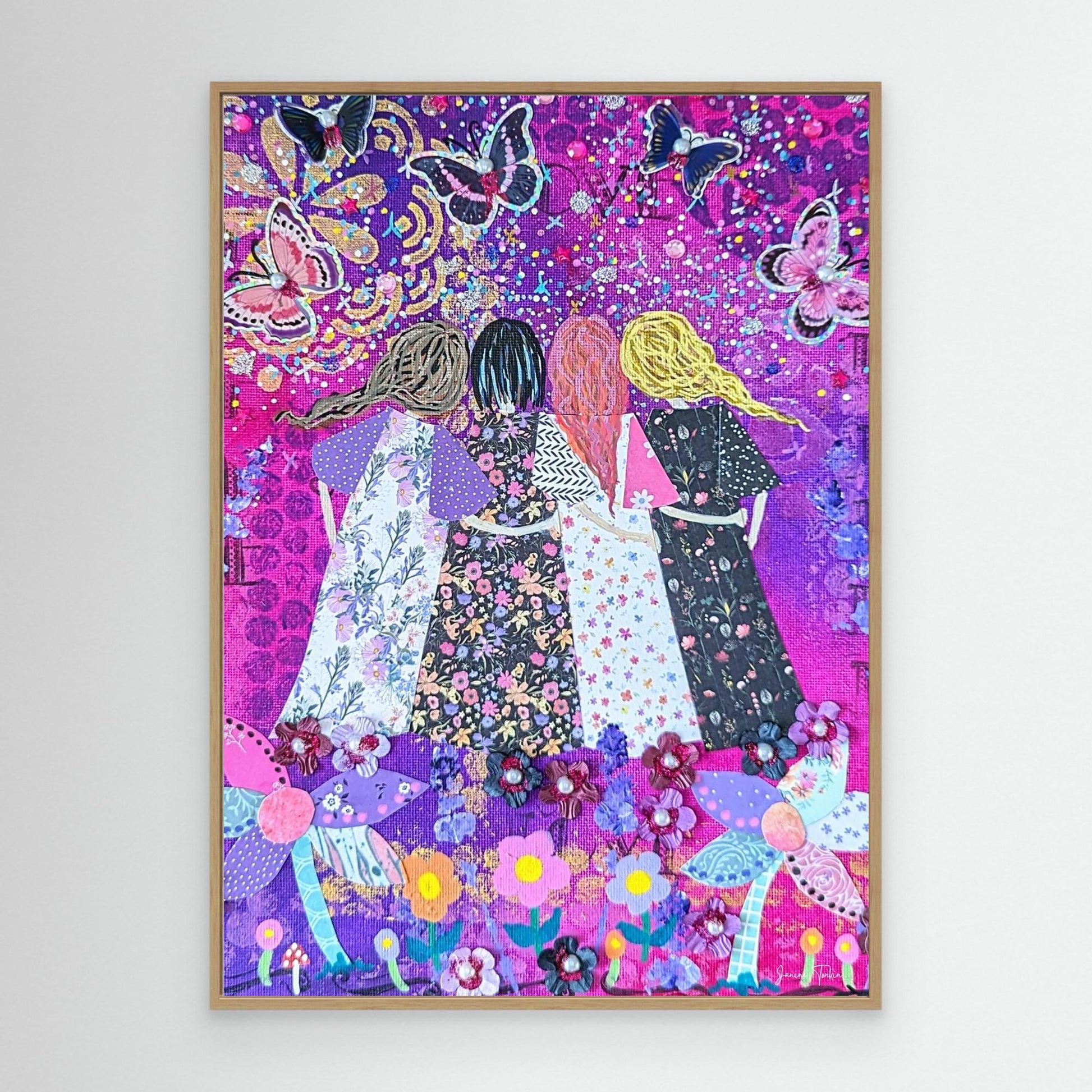 Threaded Together - Connection Canvas Print 