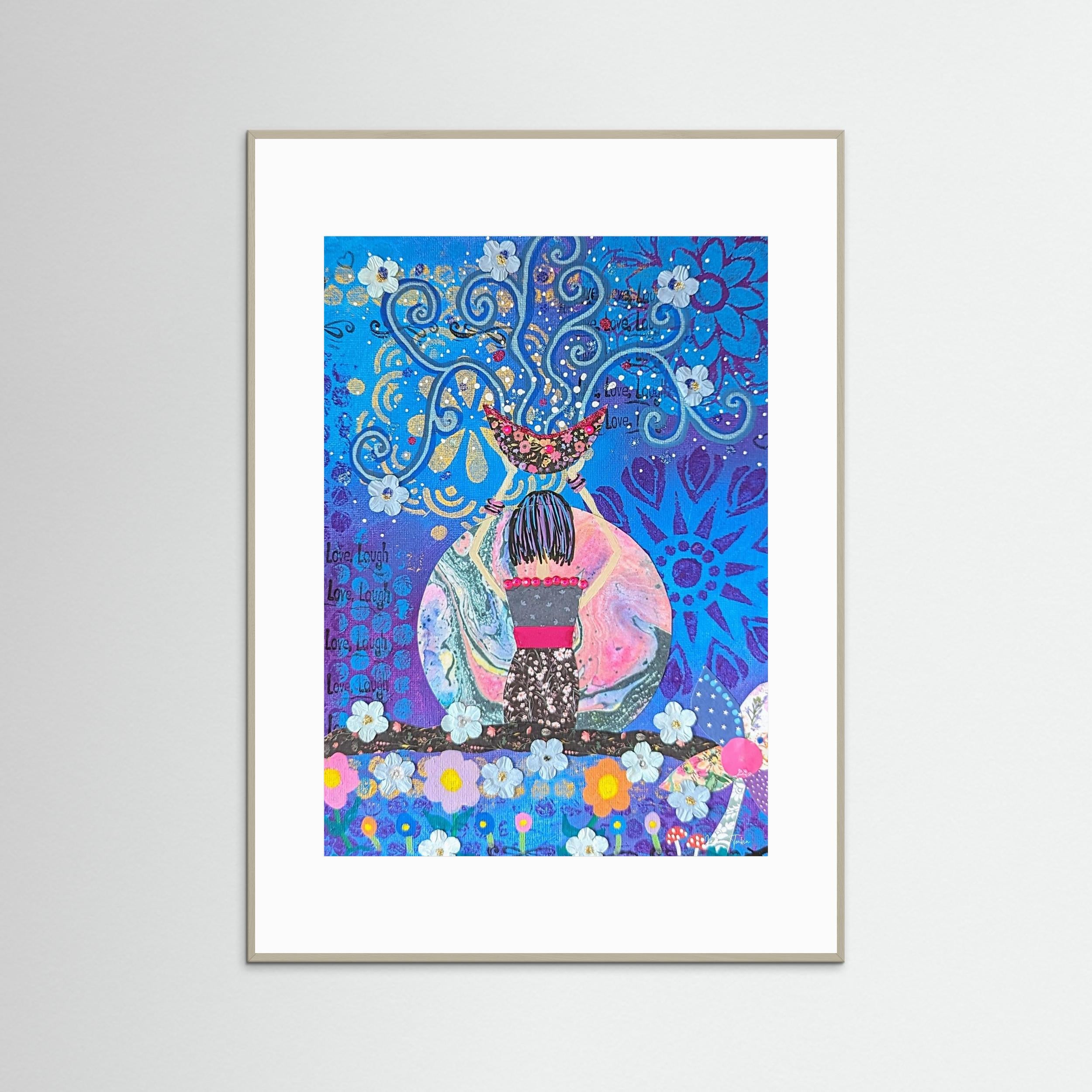 Intentions of the Ethers - Celeste Fine Art Print – Janine Tonkin Art