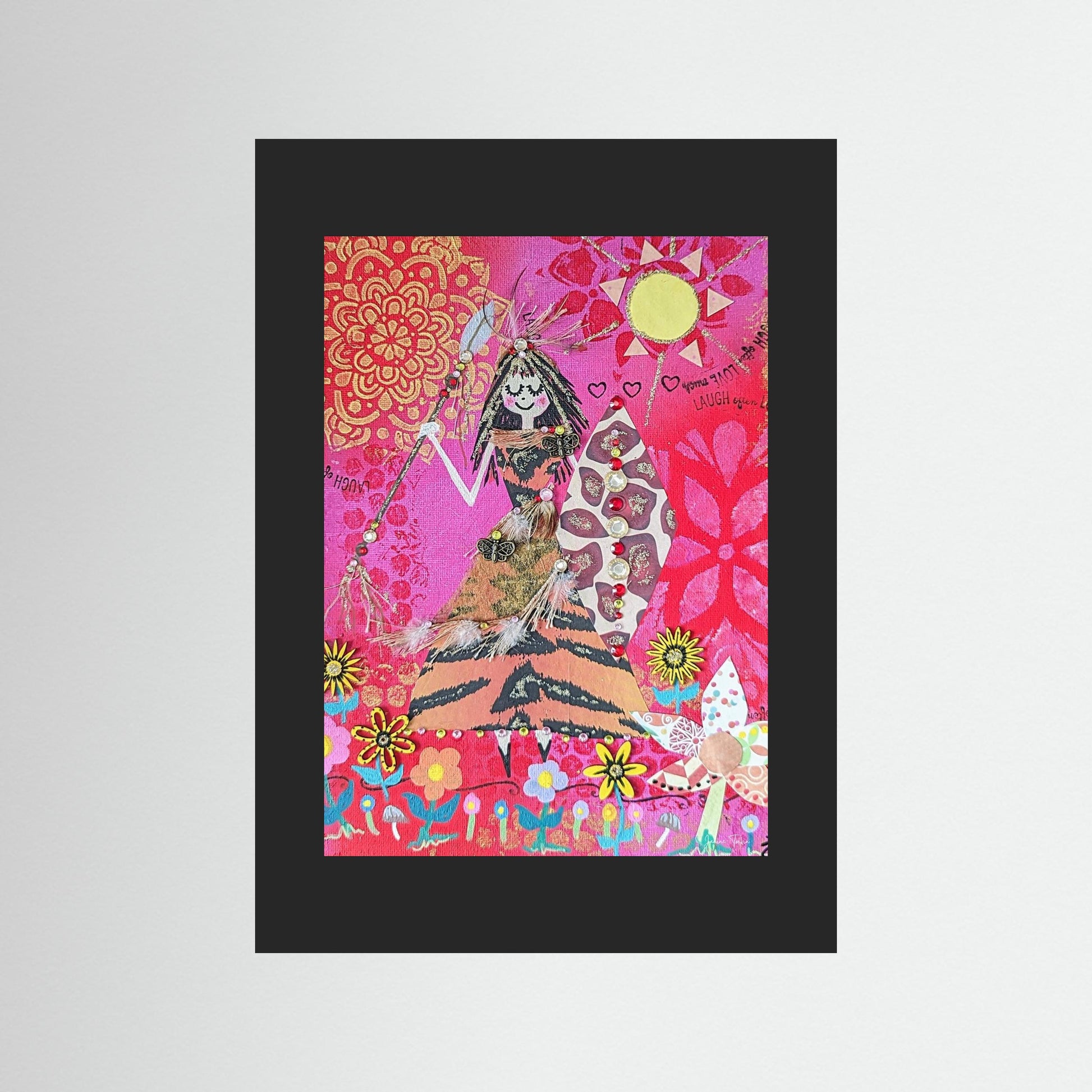 Rising Warrior Woman - Bellatrix Fine Art Print 