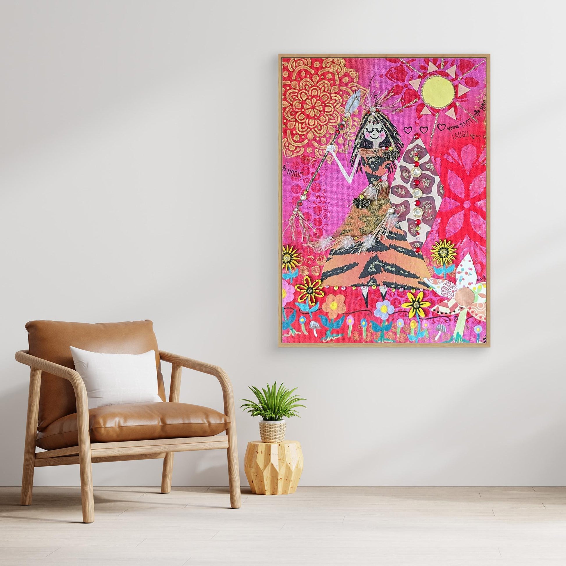 Bellatrix – The Warrior Woman Canvas Print 