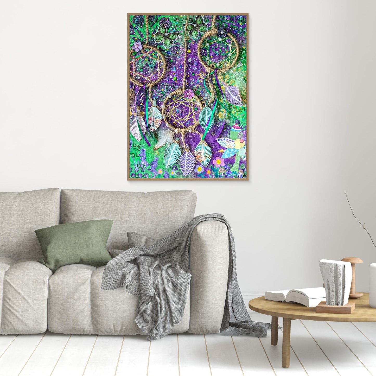 Dream of Hope - Dreamcatcher Canvas Print