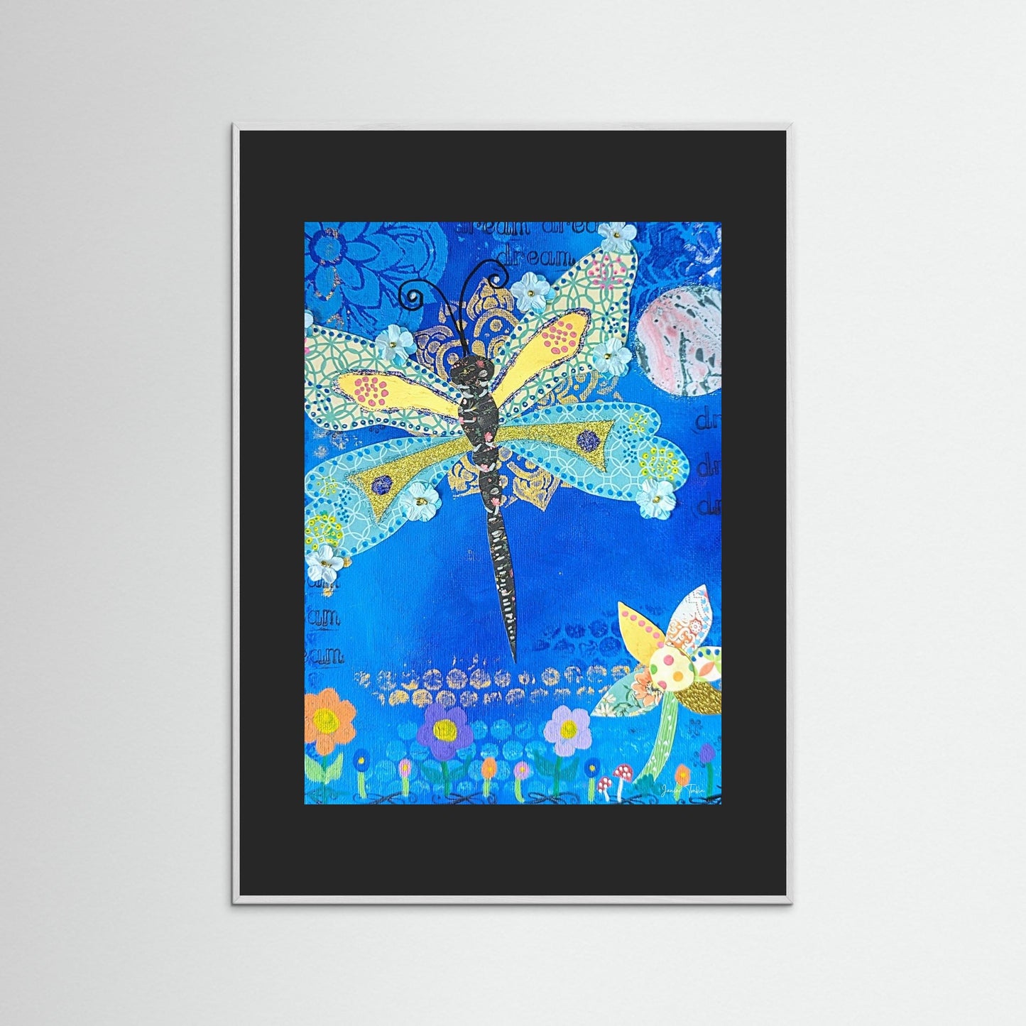 Glimmer Spirit - Dragonfly Fine Art Print 