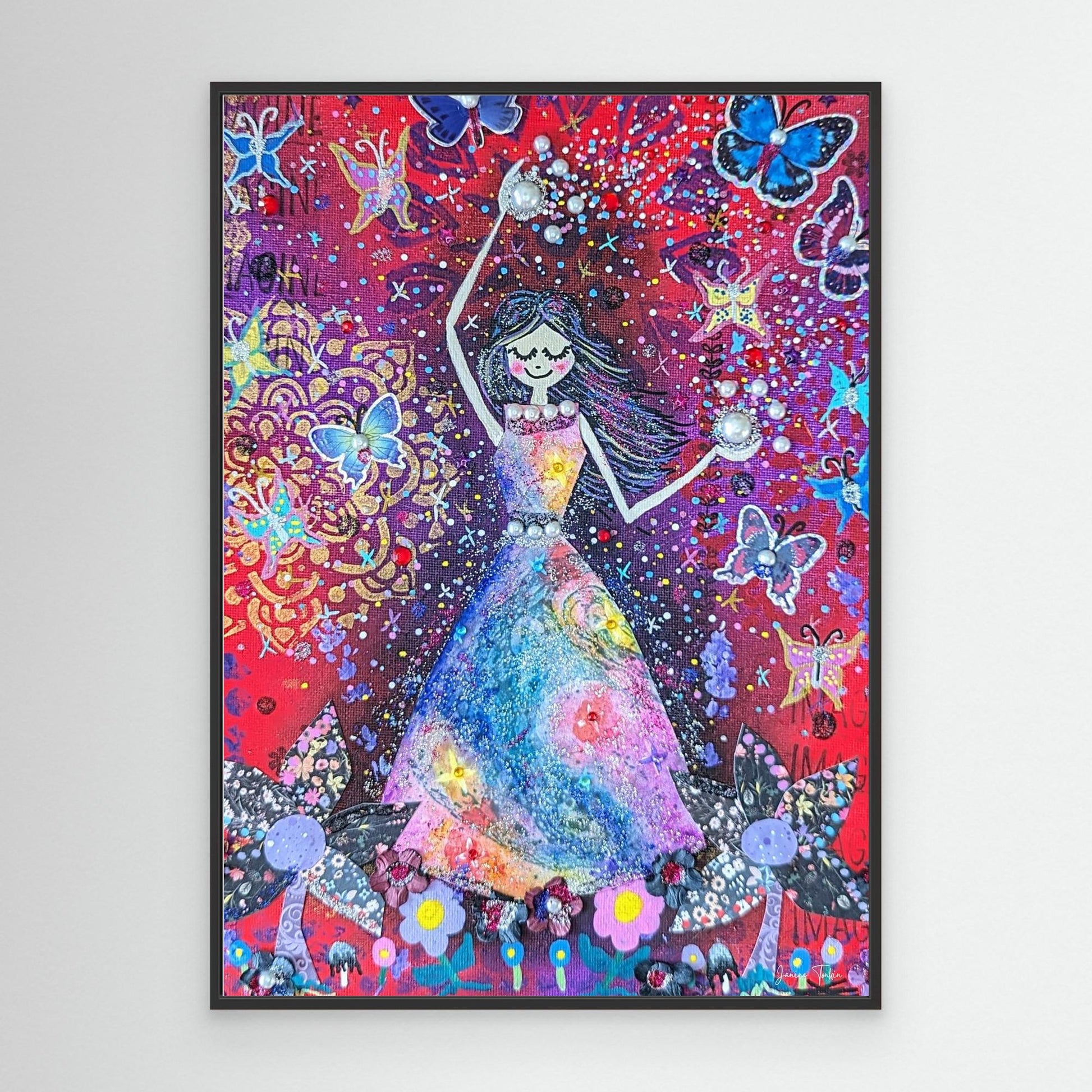Infinite - Lady Cosmos Canvas Print