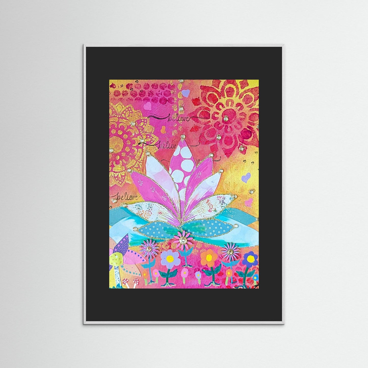 Silent Bloom - Lotus Fine Art Print 