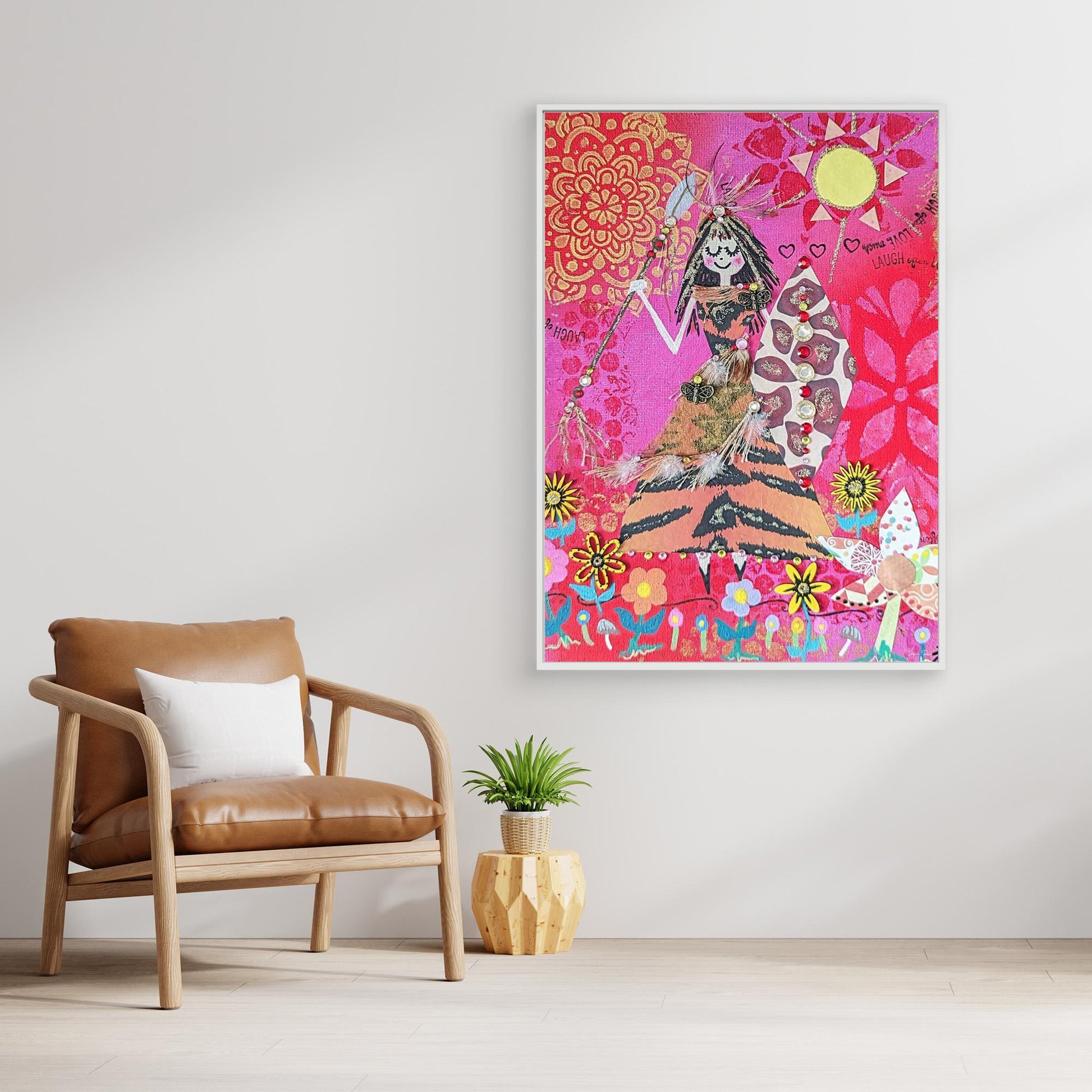 Bellatrix – The Warrior Woman Canvas Print 